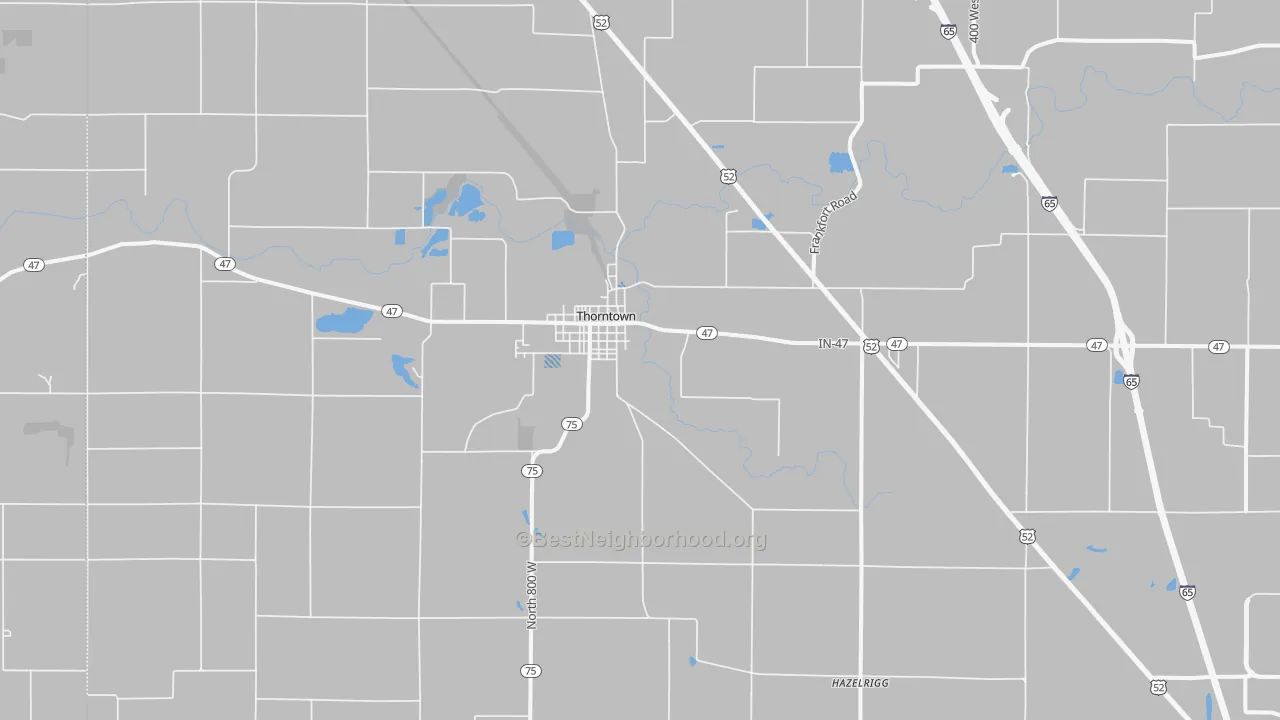 Transit Grade map of 46071, IN
