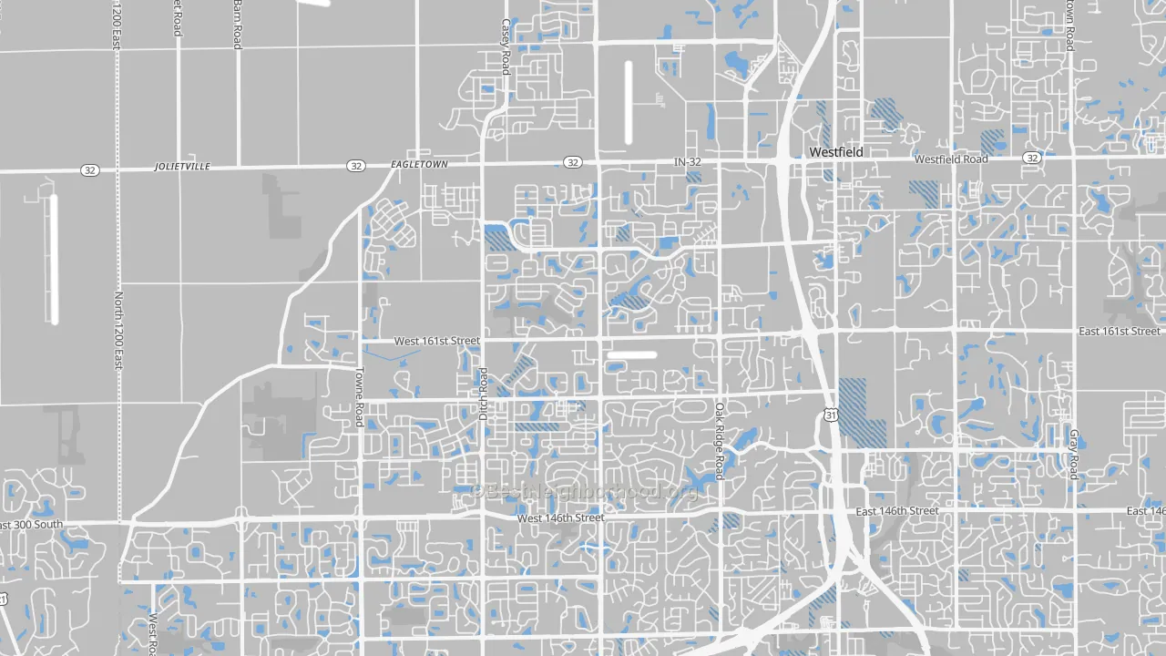 Transit Grade map of 46074, IN