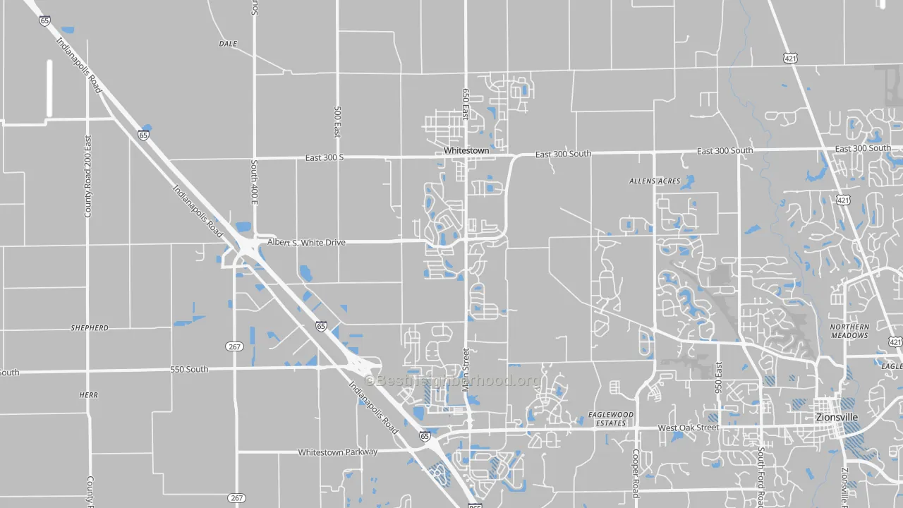 Transit Grade map of 46075, IN