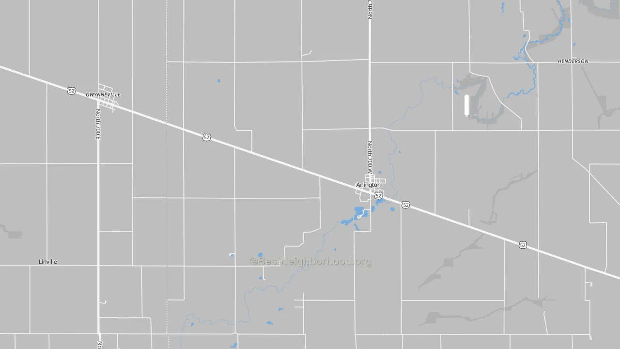 Transit Grade map of 46104, IN