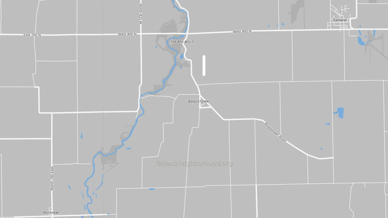 Transit Grade map of 46110, IN