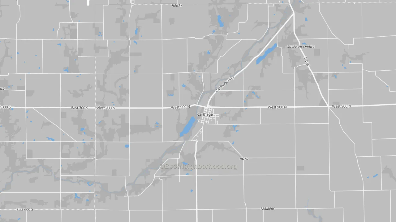 Transit Grade map of 46115, IN