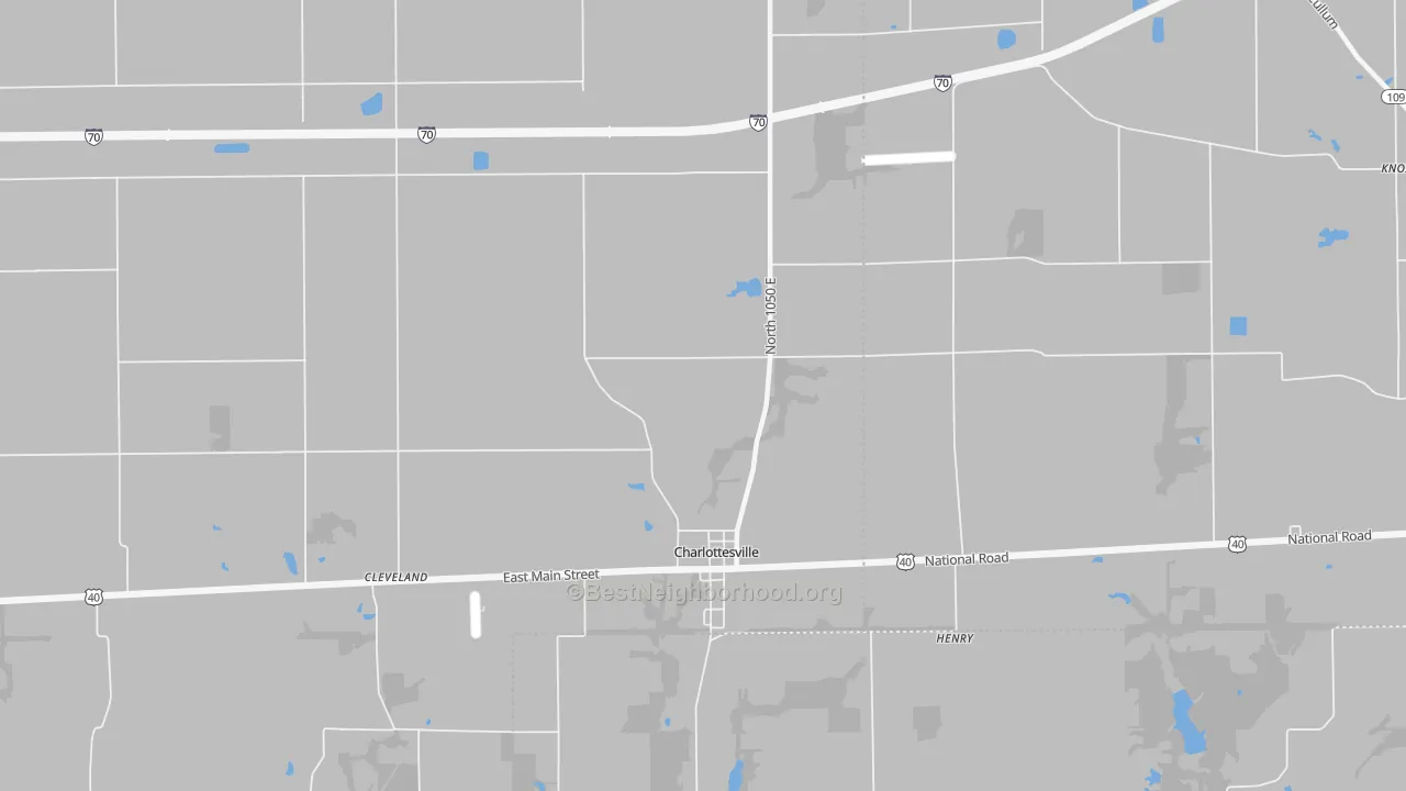 Transit Grade map of 46117, IN