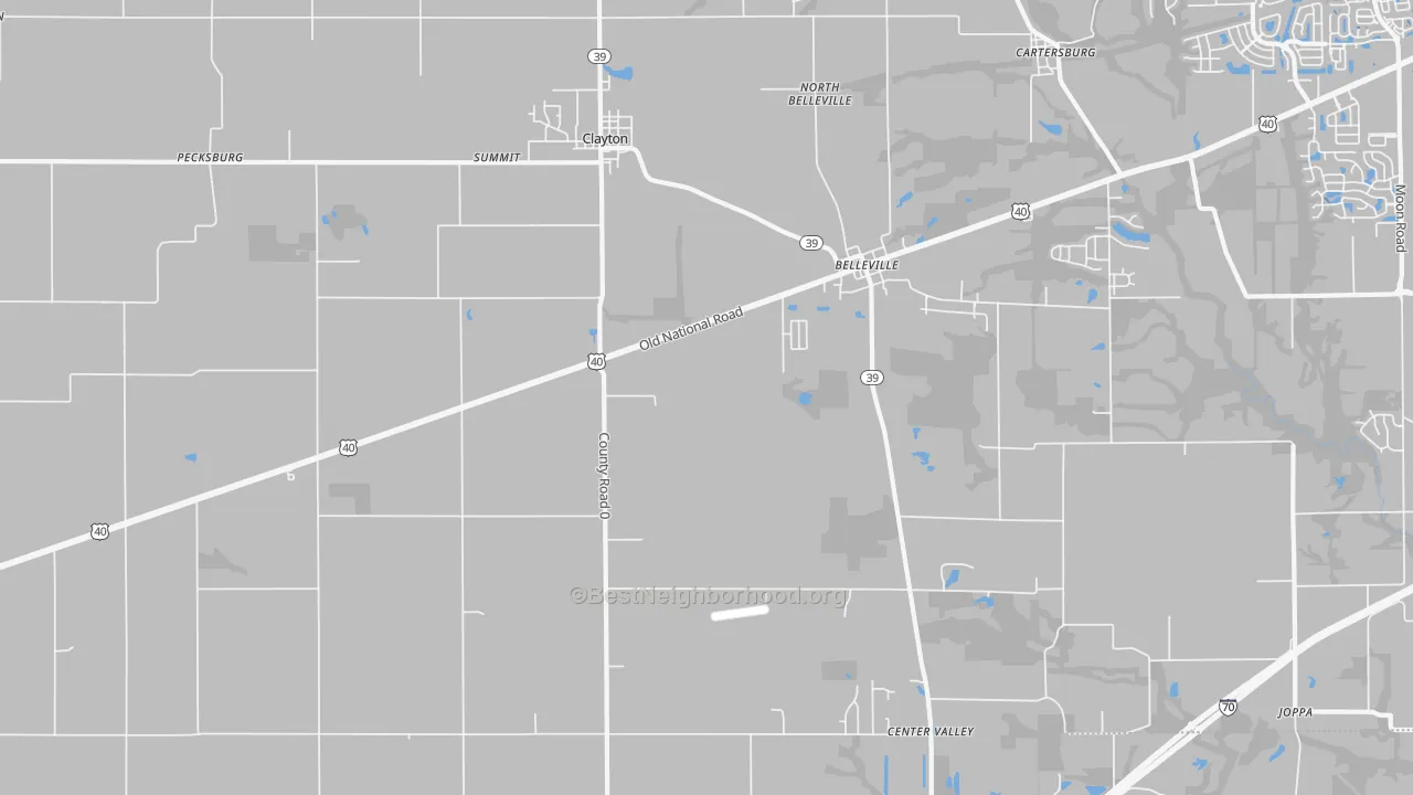 Transit Grade map of 46118, IN