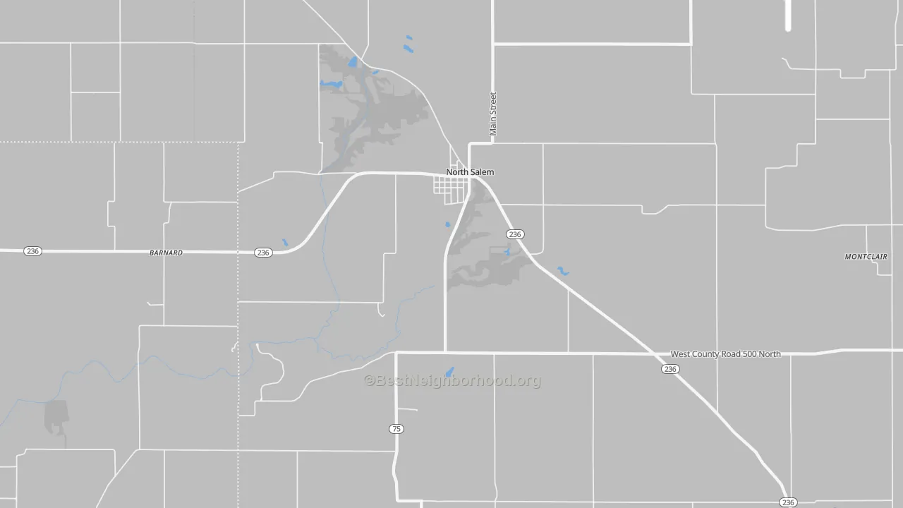 Transit Grade map of 46165, IN