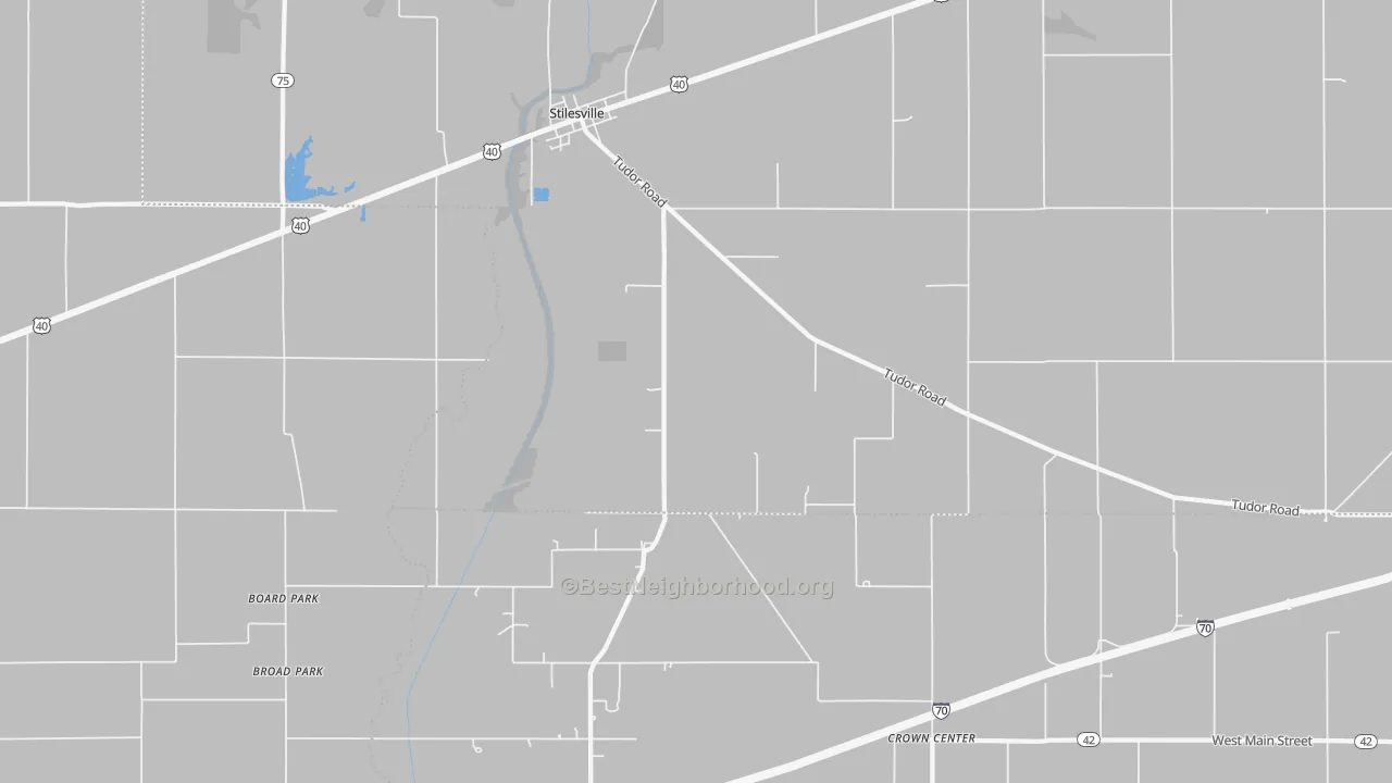 Transit Grade map of 46180, IN