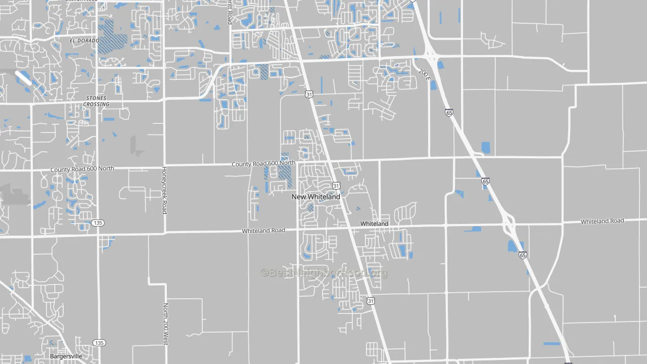 Transit Grade map of 46184, IN