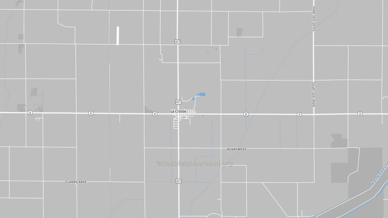 Transit Grade map of 46348, IN