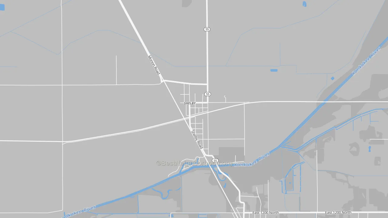 Transit Grade map of 46377, IN