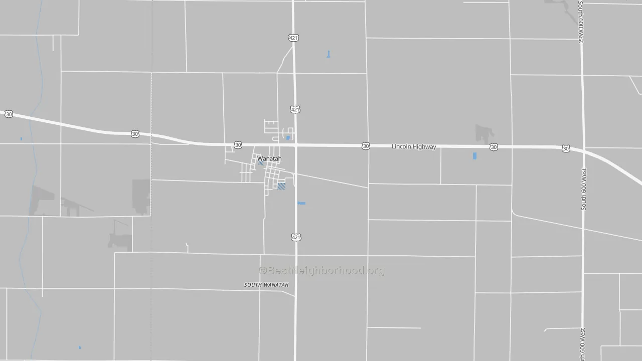 Transit Grade map of 46390, IN