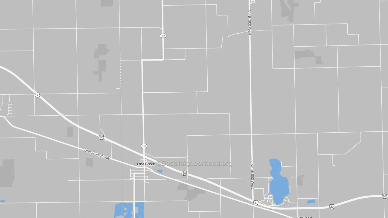 Transit Grade map of 46524, IN