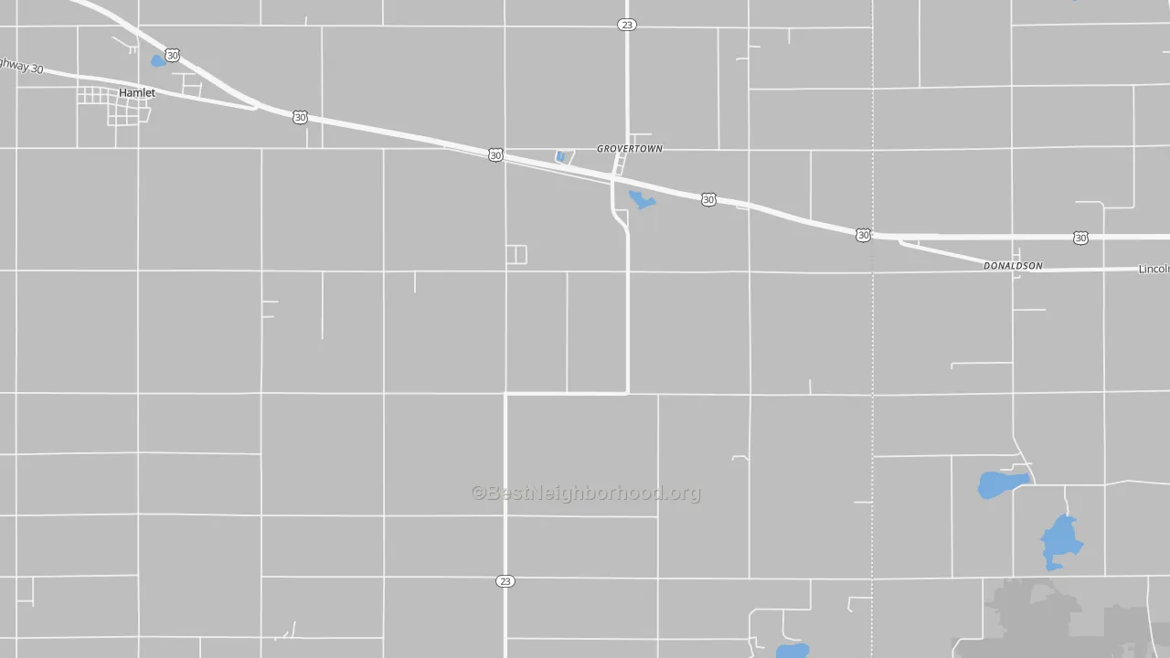 Transit Grade map of 46531, IN