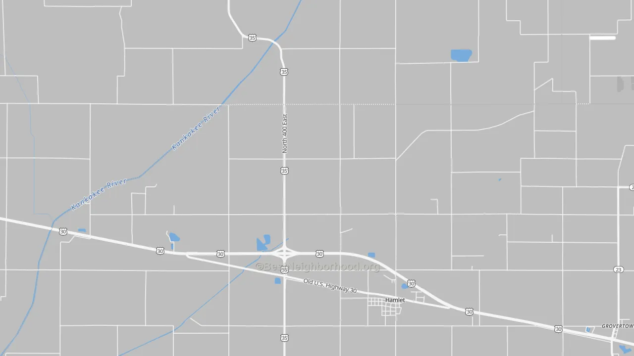 Transit Grade map of 46532, IN