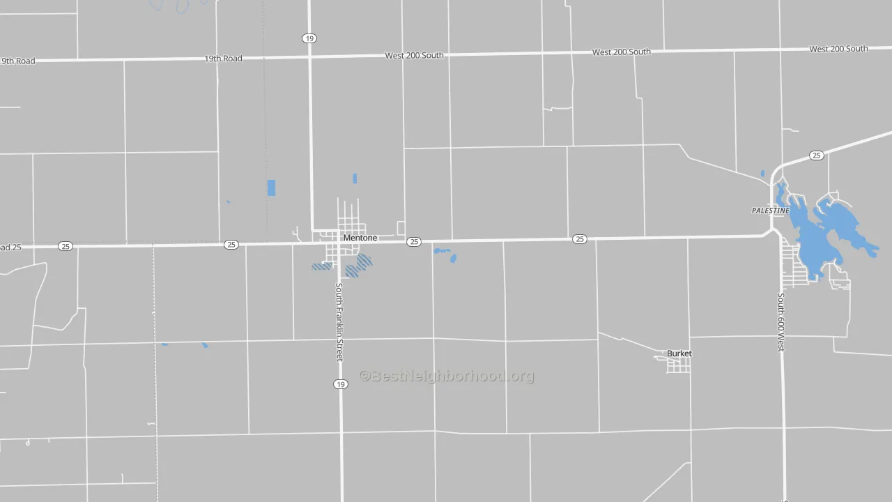 Transit Grade map of 46539, IN