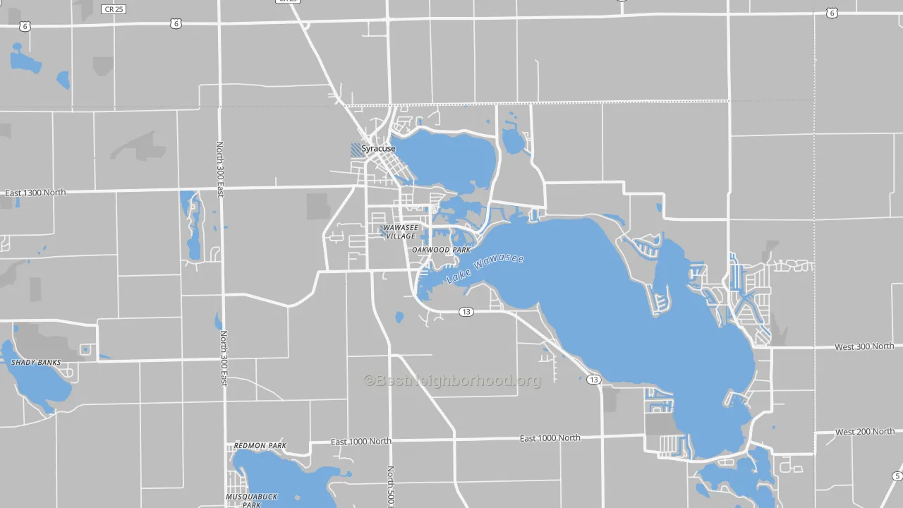 Transit Grade map of 46567, IN