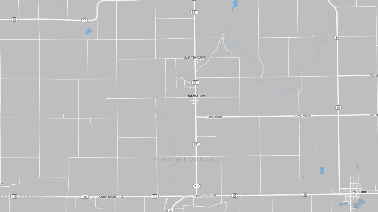 Transit Grade map of 46570, IN