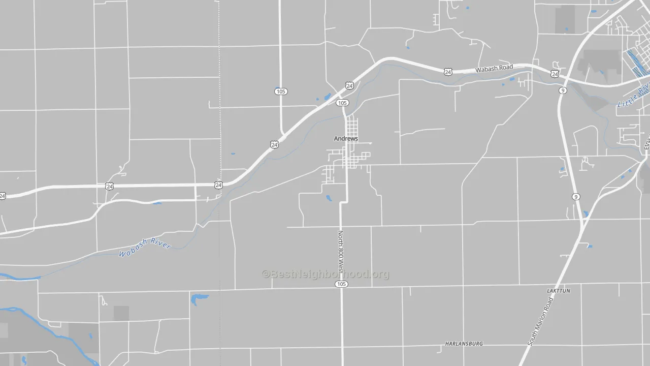 Transit Grade map of 46702, IN
