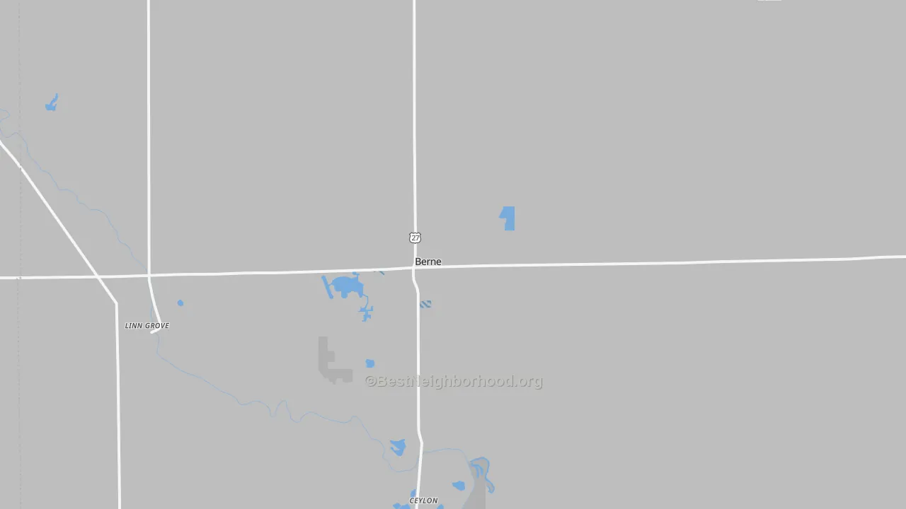 Transit Grade map of 46711, IN