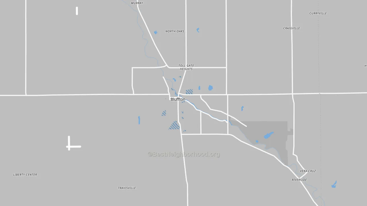 Transit Grade map of 46714, IN