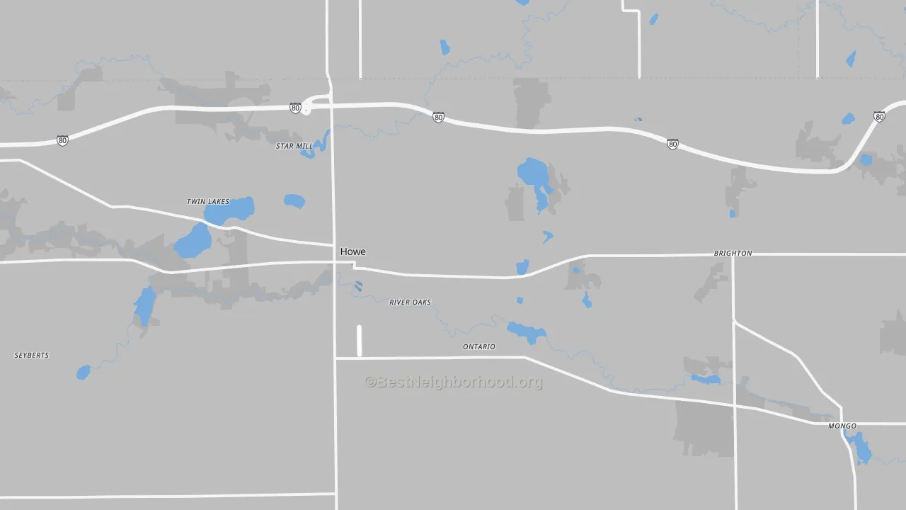 Transit Grade map of 46746, IN