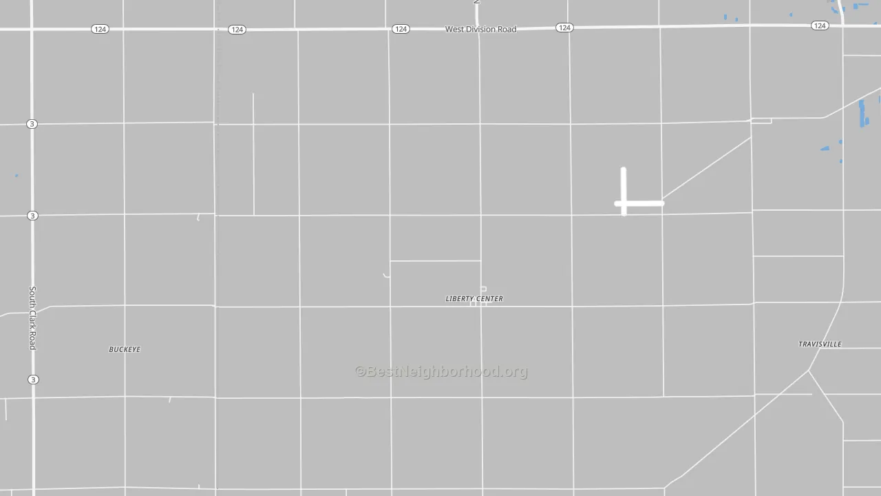 Transit Grade map of 46766, IN