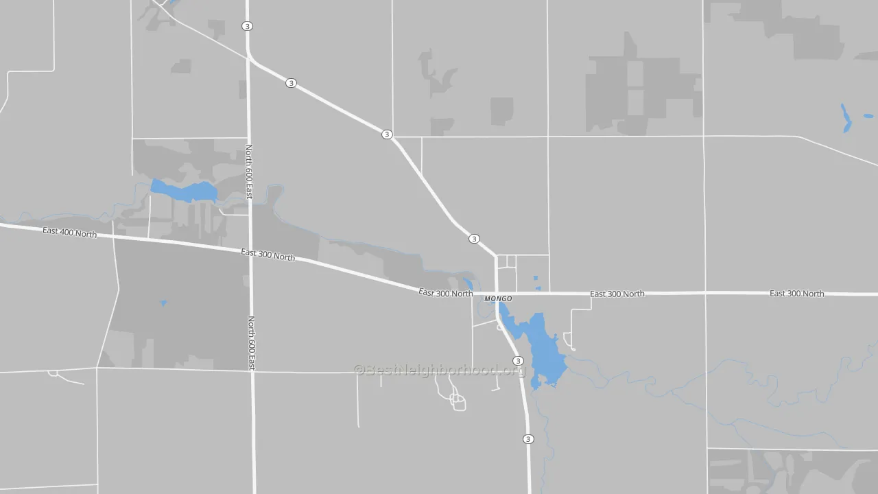 Transit Grade map of 46771, IN