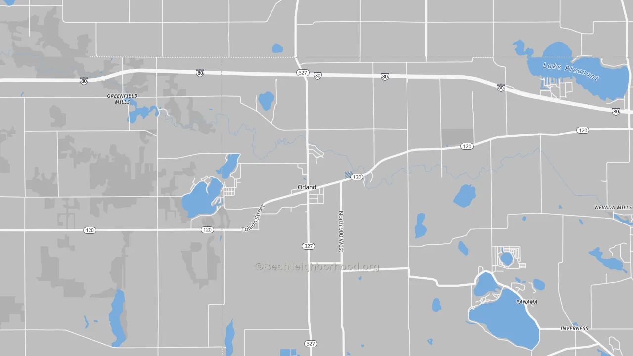 Transit Grade map of 46776, IN