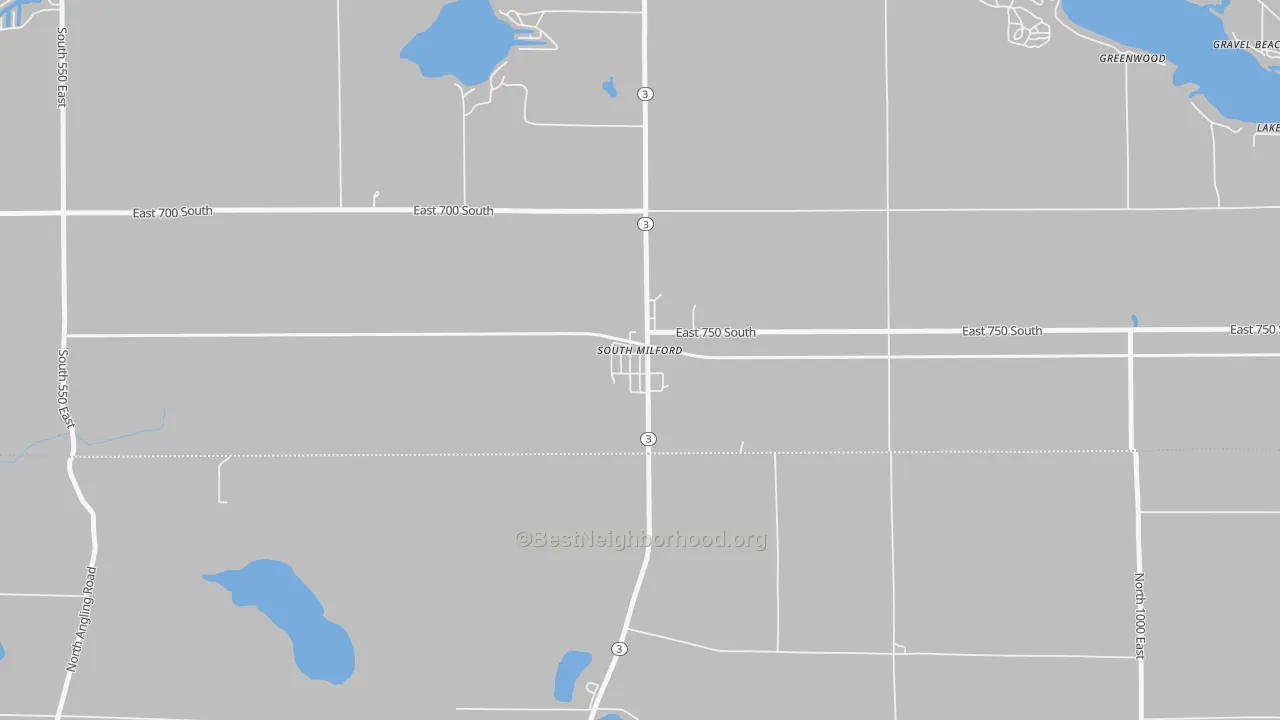 Transit Grade map of 46786, IN