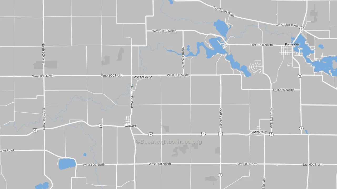 Transit Grade map of 46794, IN