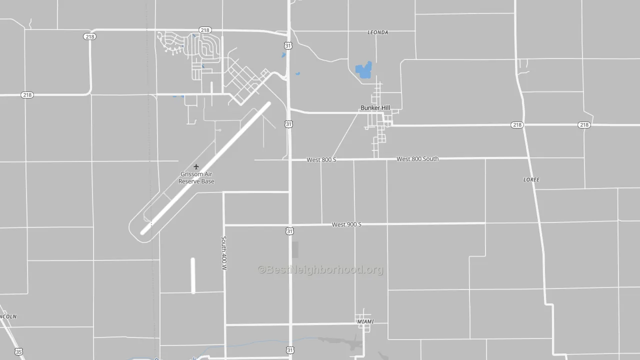 Transit Grade map of 46914, IN