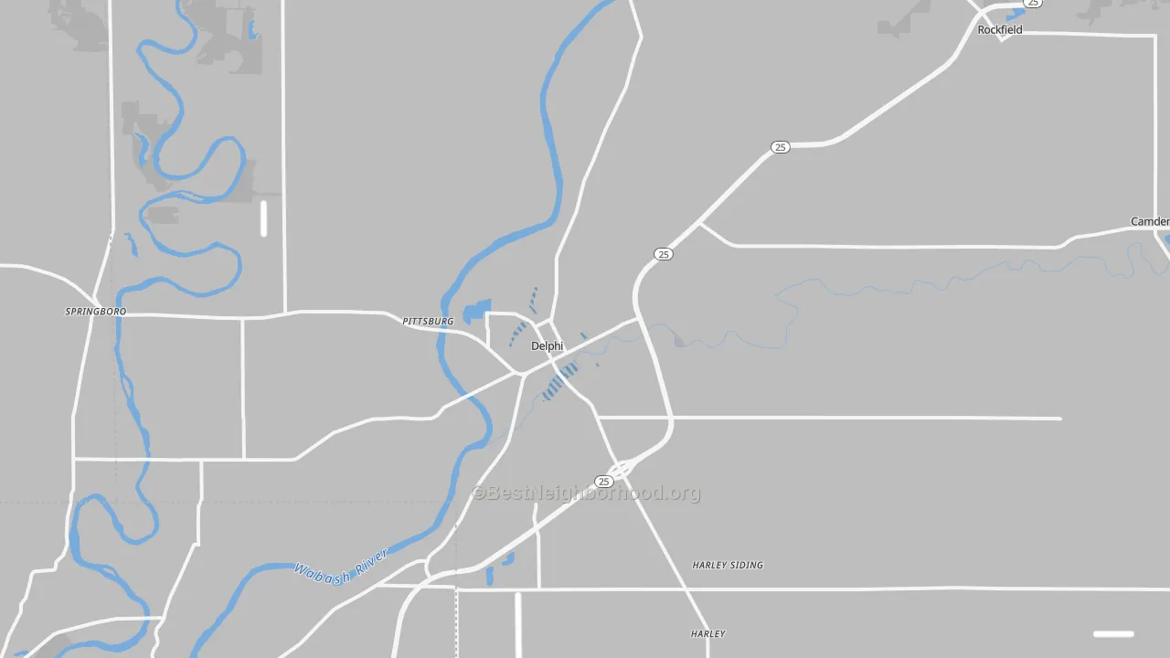 Transit Grade map of 46923, IN