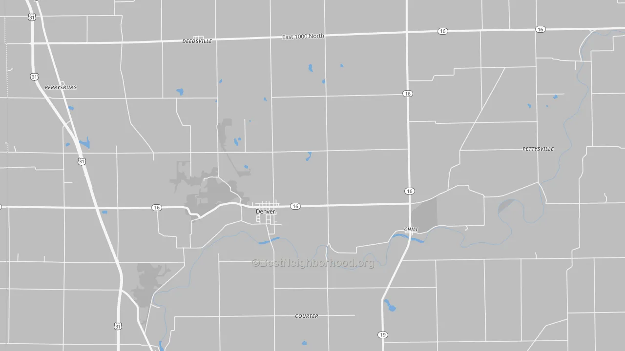 Transit Grade map of 46926, IN