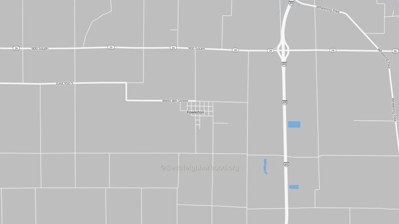Transit Grade map of 46930, IN