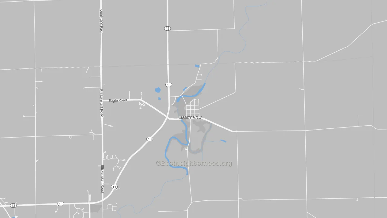 Transit Grade map of 46946, IN