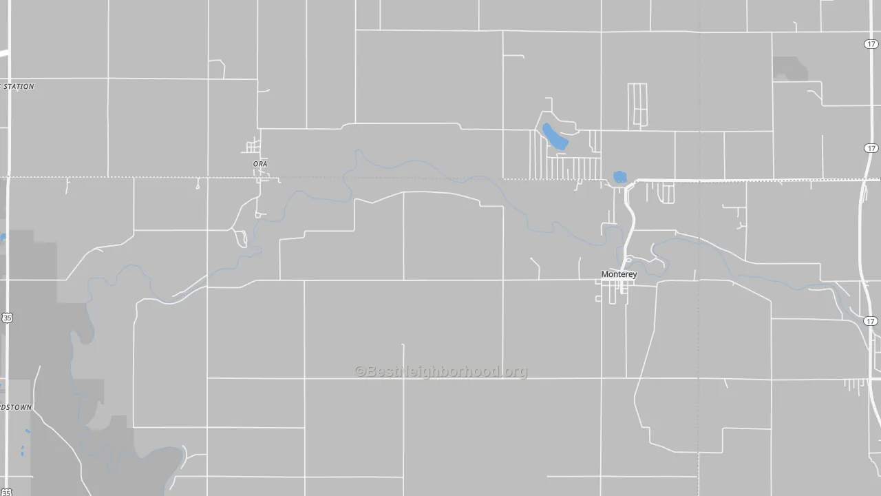 Transit Grade map of 46960, IN