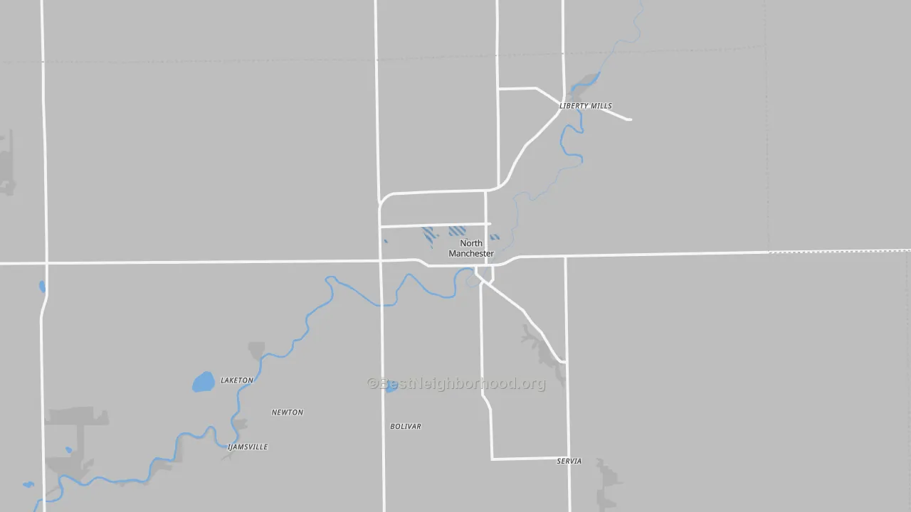 Transit Grade map of 46962, IN