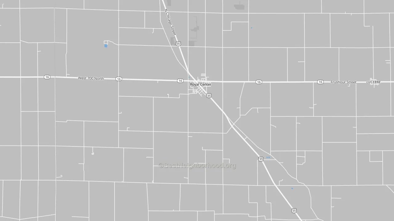Transit Grade map of 46978, IN