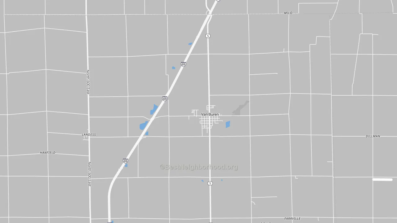 Transit Grade map of 46991, IN