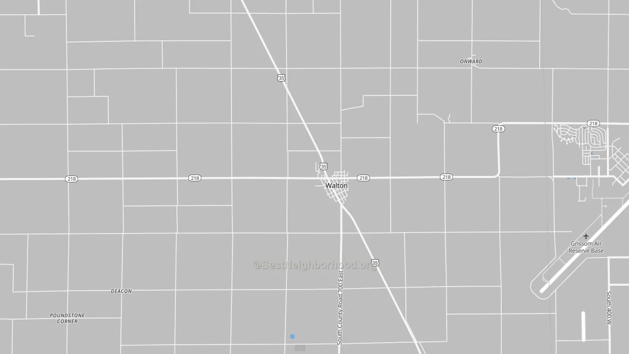 Transit Grade map of 46994, IN