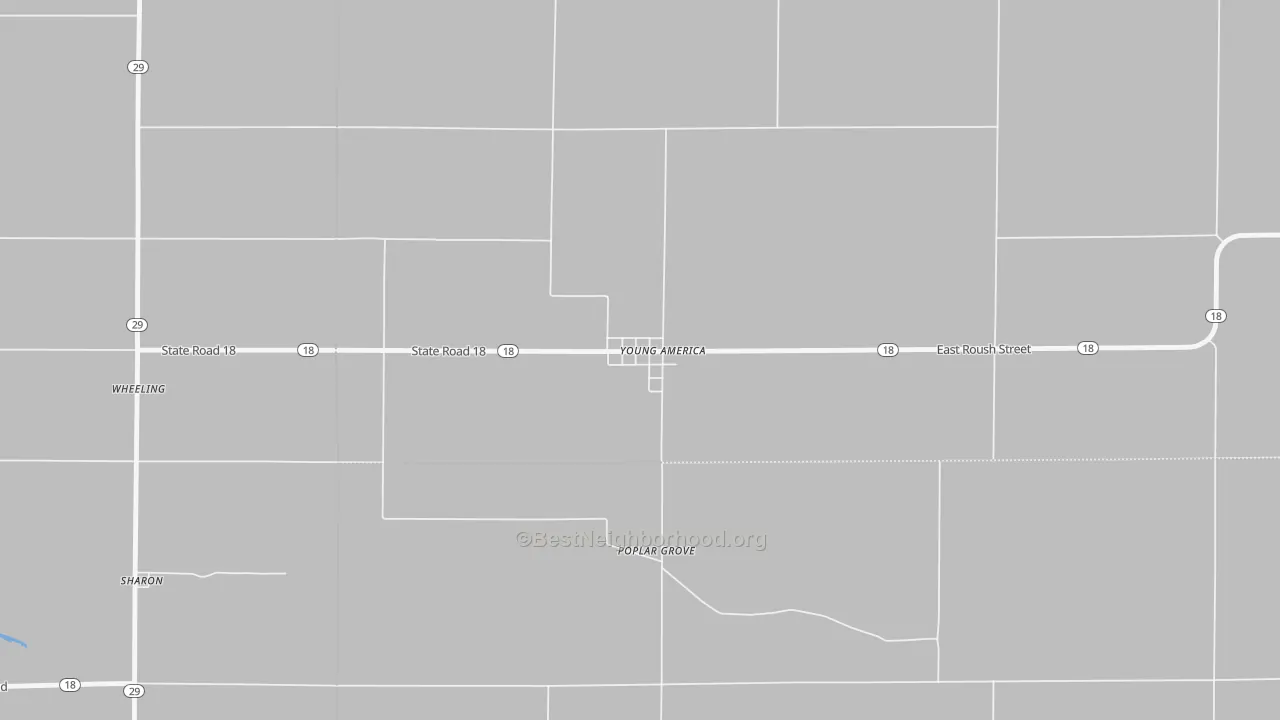 Transit Grade map of 46998, IN