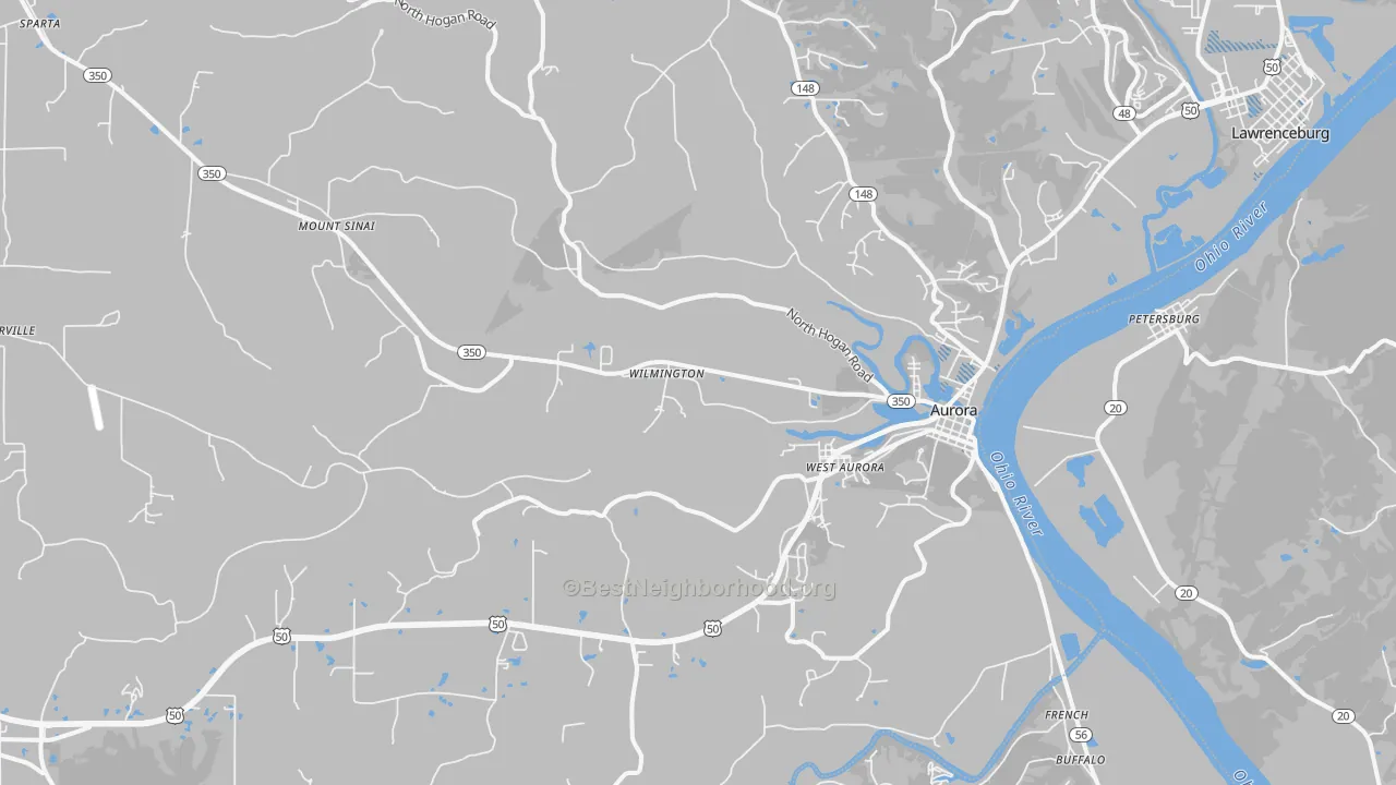 Transit Grade map of 47001, IN