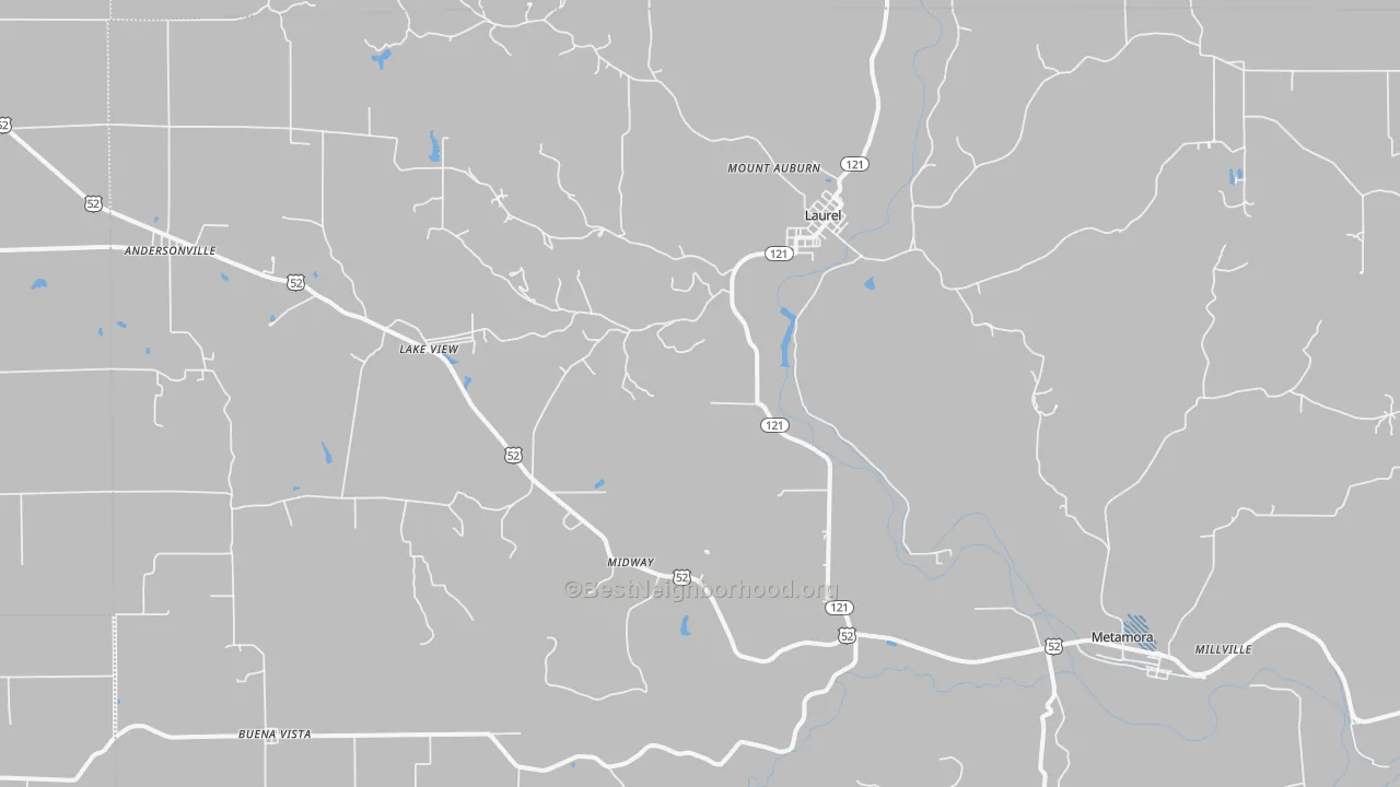 Transit Grade map of 47024, IN