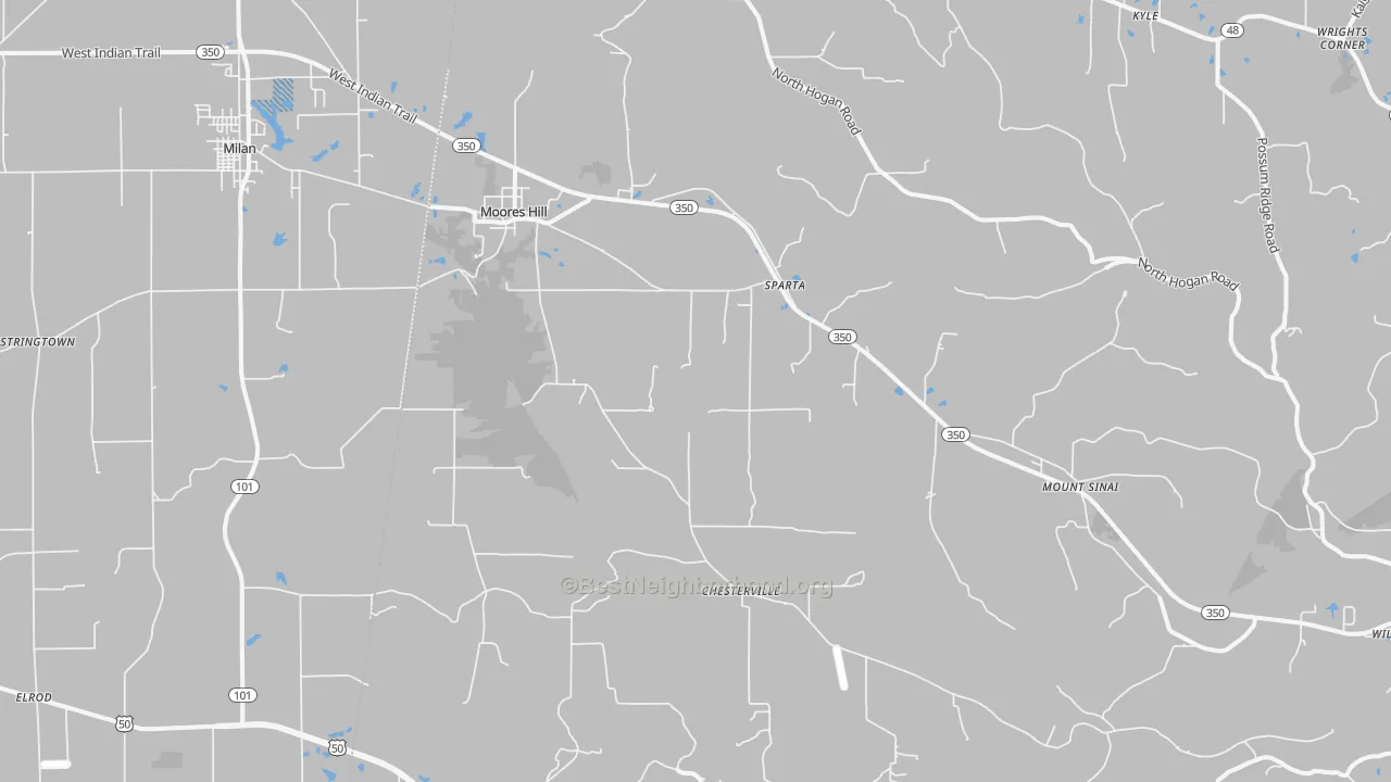 Transit Grade map of 47032, IN