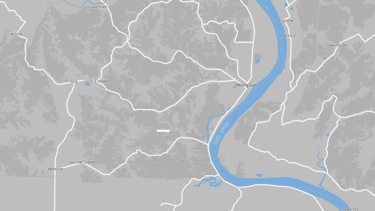 Transit Grade map of 47040, IN