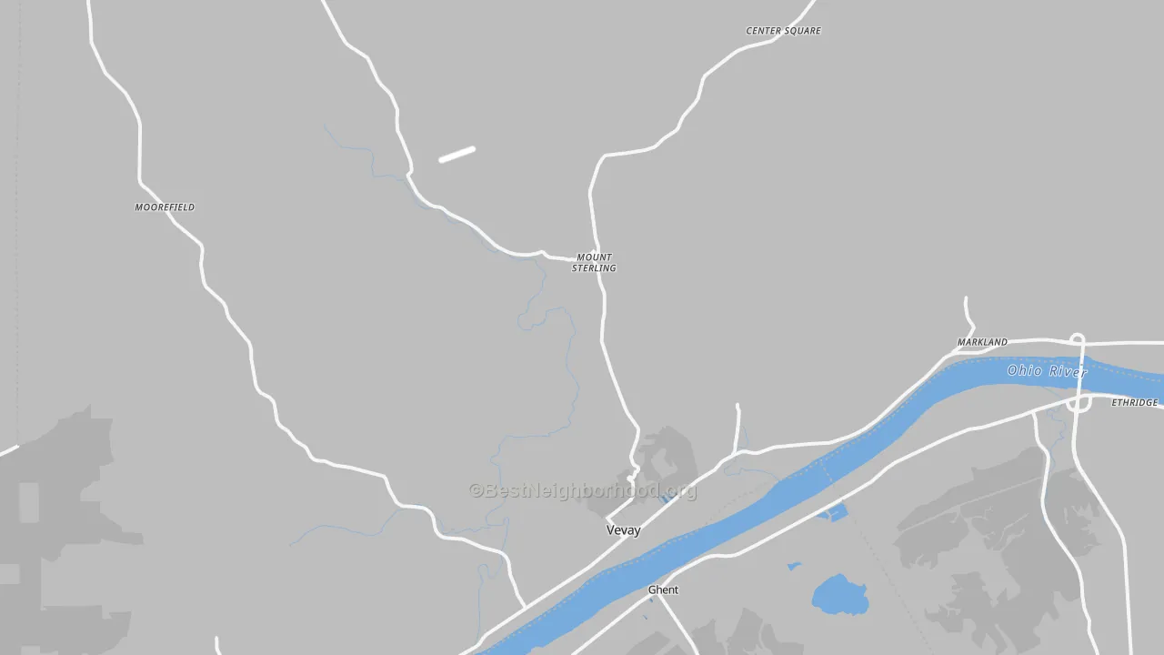 Transit Grade map of 47043, IN