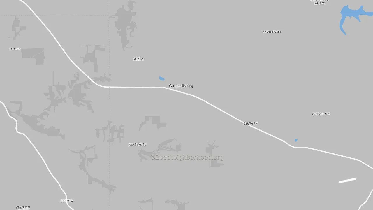 Transit Grade map of 47108, IN