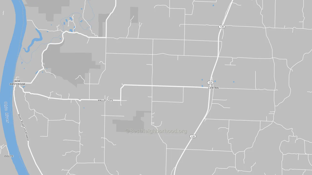 Transit Grade map of 47110, IN