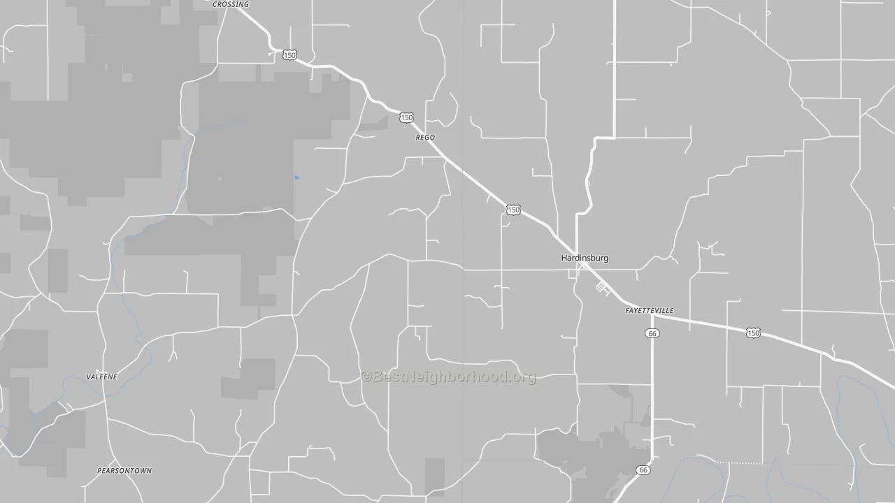 Transit Grade map of 47125, IN