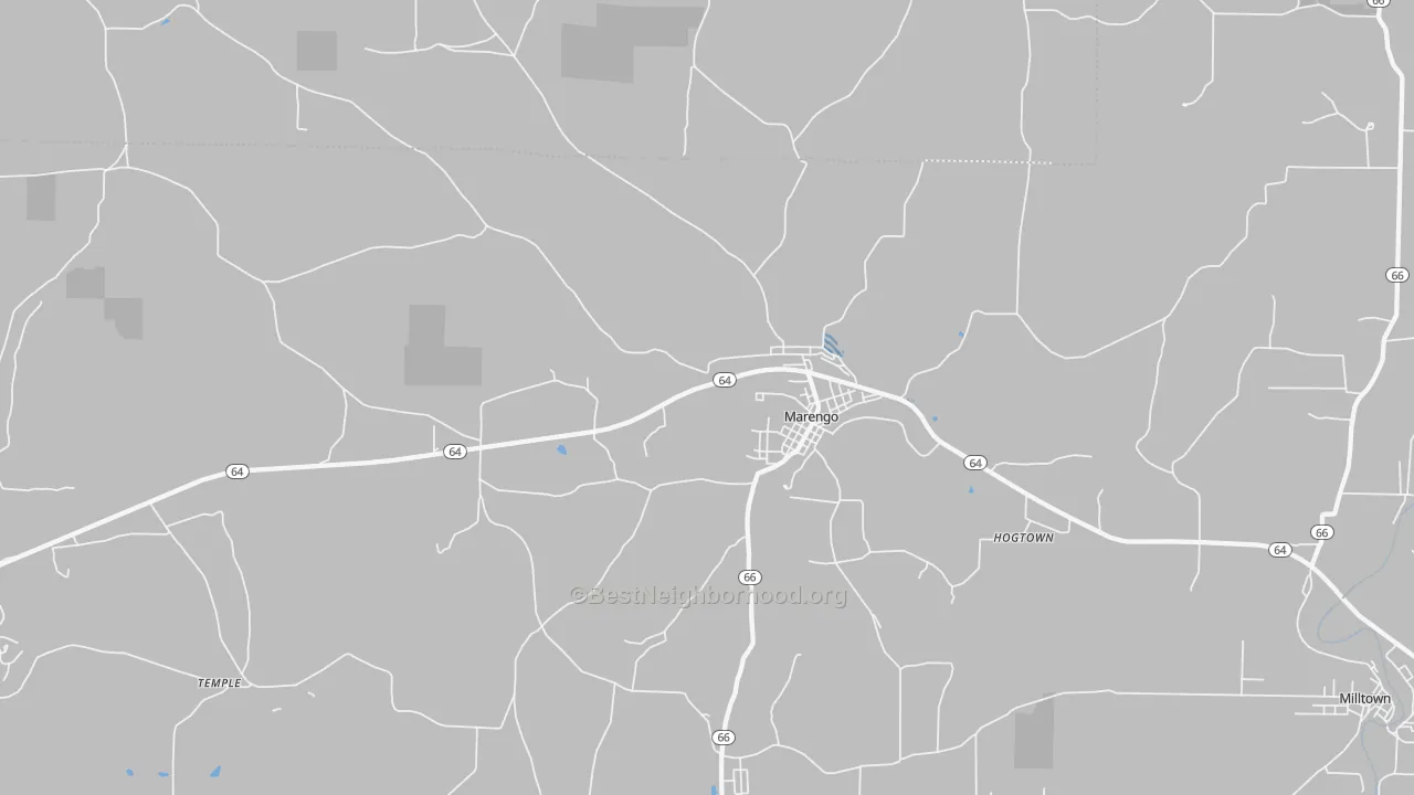Transit Grade map of 47140, IN