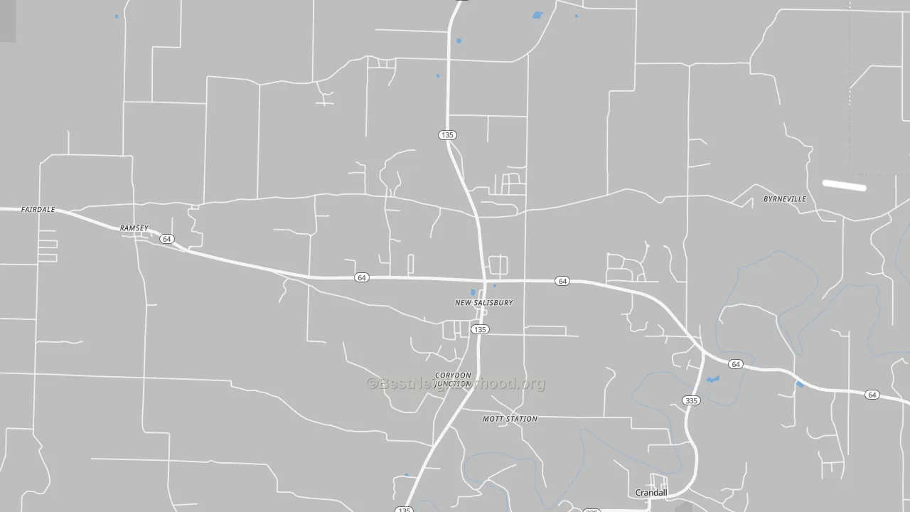 Transit Grade map of 47161, IN
